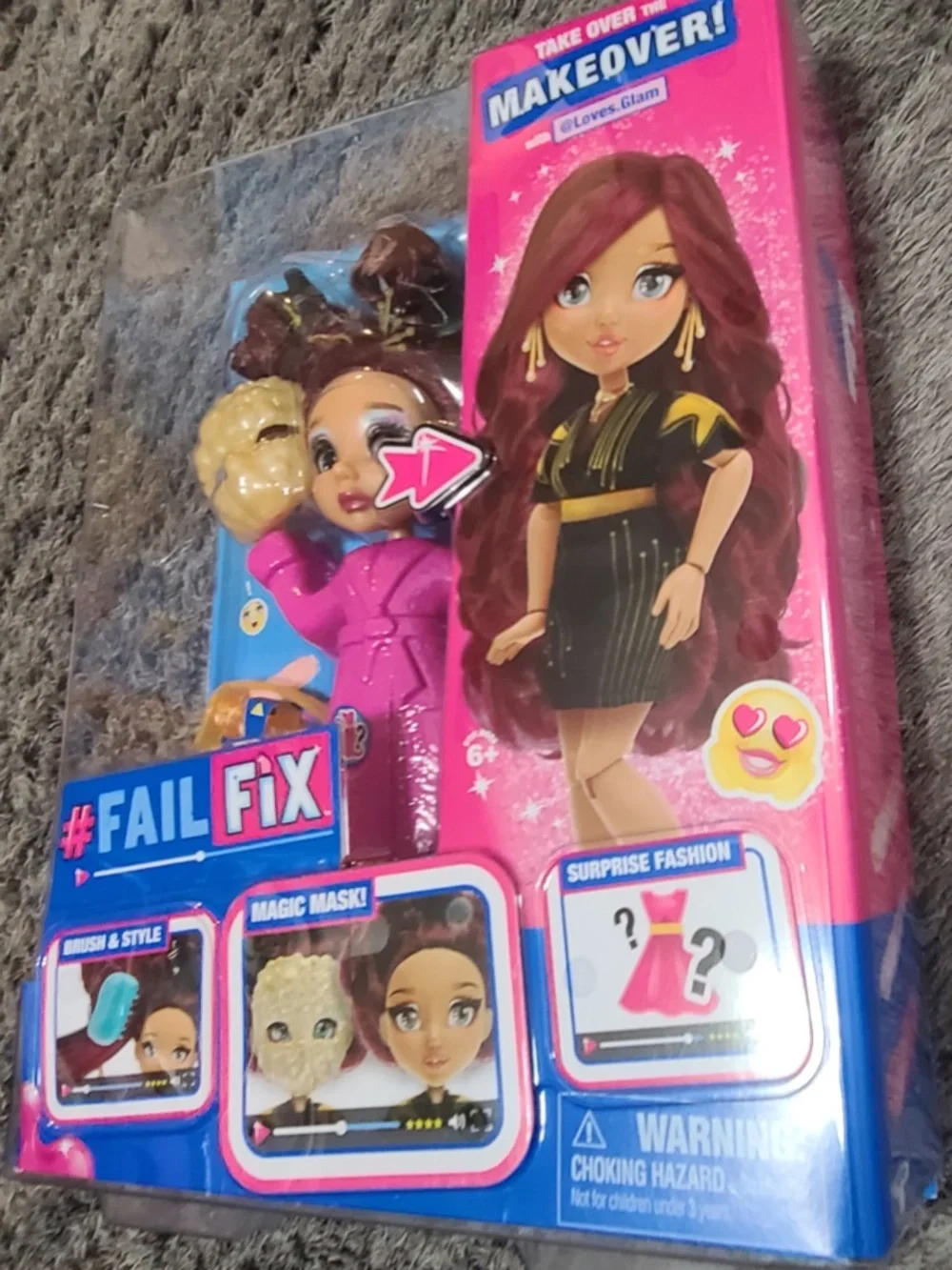 FailFix - Loves.Glam Total Makeover Doll Pack - 8.5